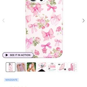 Poise pink velvet caviar iPhone 13 Pro Max case